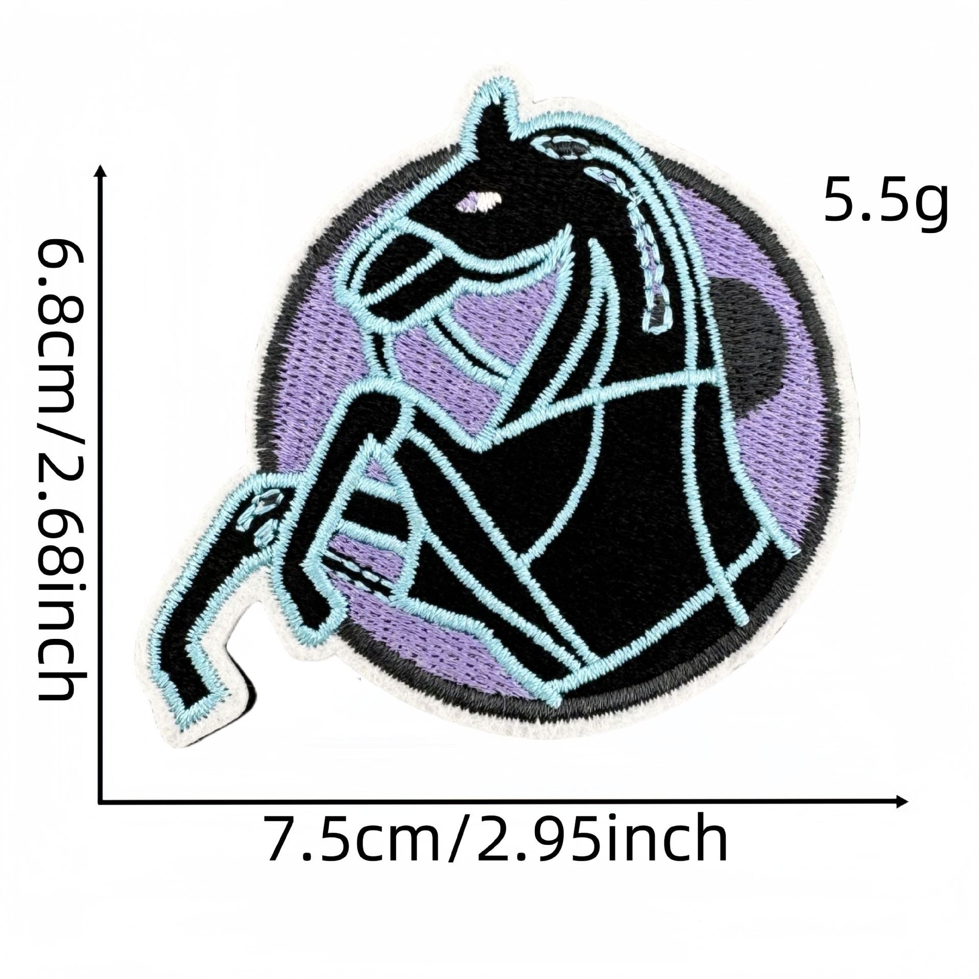 Wholesale Cute Embroidered Cloth Patches Velcro Bag DIY Decorative Clothes Patches